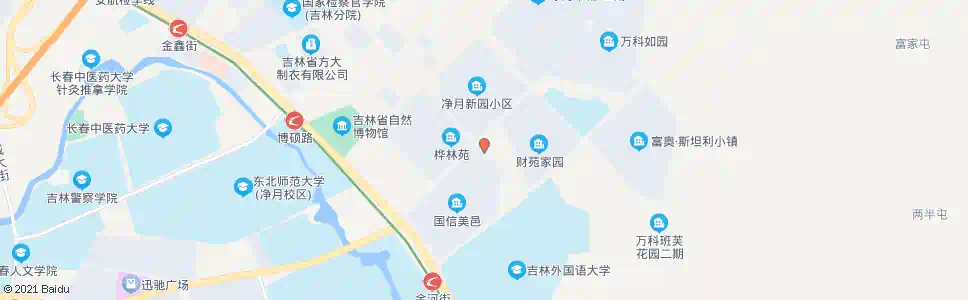 长春桦林苑_公交站地图_长春公交_妙搜公交查询2025