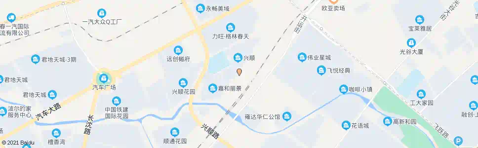 长春兴顺回迁小区_公交站地图_长春公交_妙搜公交查询2025