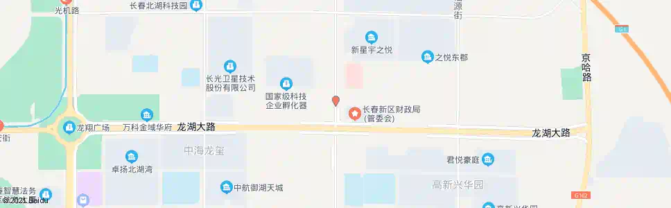 长春龙湖大路_公交站地图_长春公交_妙搜公交查询2025