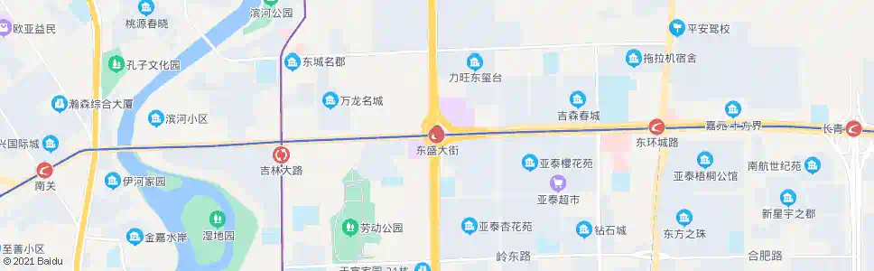 长春东盛路_公交站地图_长春公交_妙搜公交查询2025