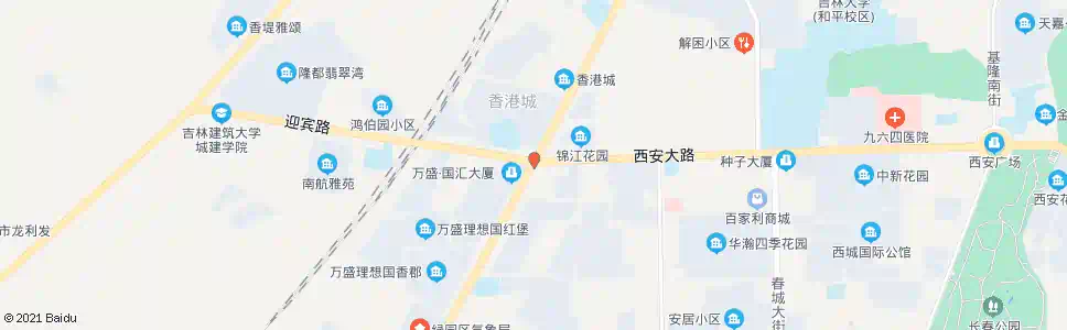 长春西环城路(西安大路)_公交站地图_长春公交_妙搜公交查询2025