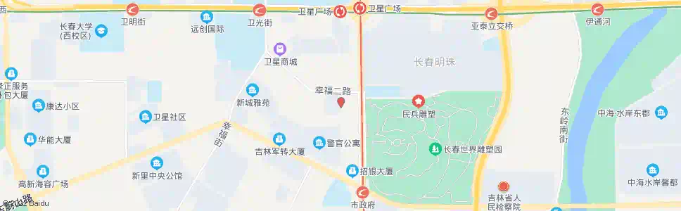 长春人民大街西街_公交站地图_长春公交_妙搜公交查询2025