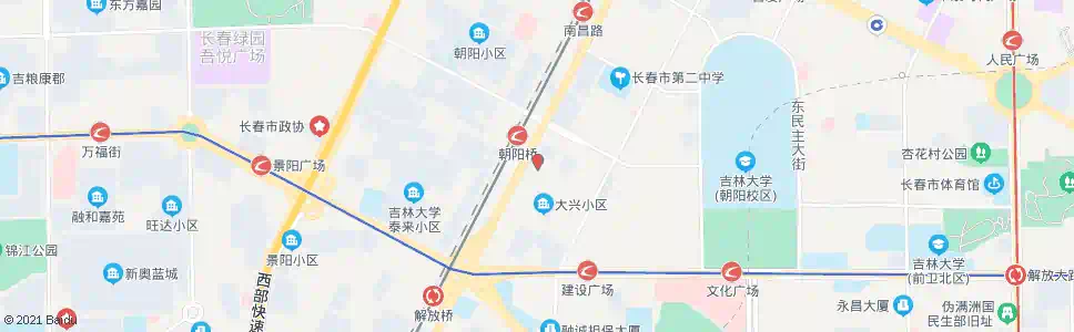 长春西中华路_公交站地图_长春公交_妙搜公交查询2025
