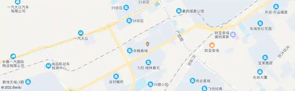 长春力旺康景_公交站地图_长春公交_妙搜公交查询2025
