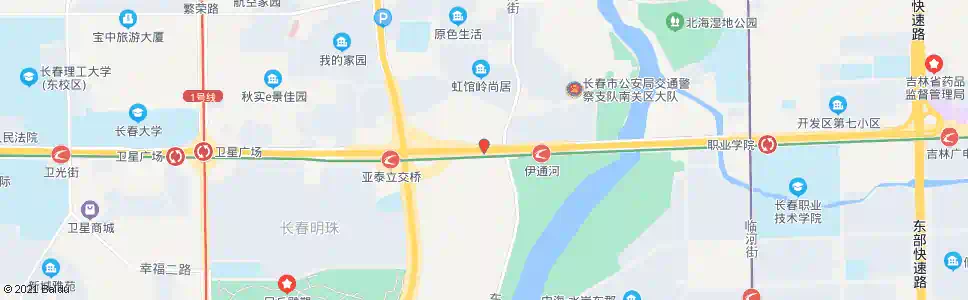 长春好景山庄_公交站地图_长春公交_妙搜公交查询2025