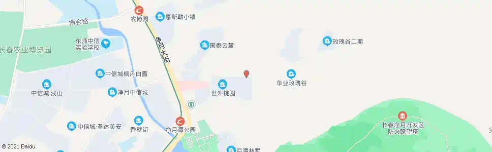 长春美印溪谷_公交站地图_长春公交_妙搜公交查询2025