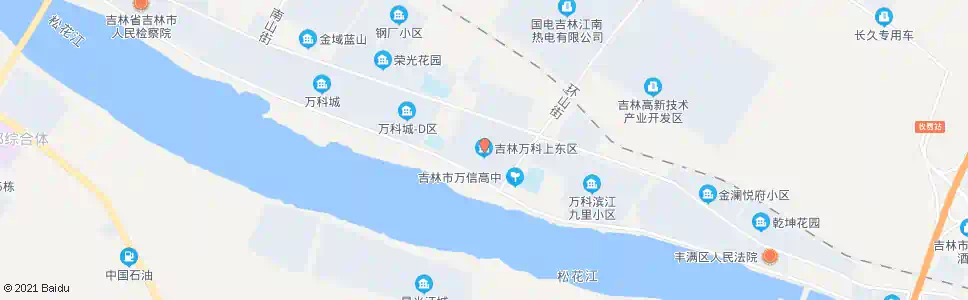 长春万科上东区_公交站地图_长春公交_妙搜公交查询2025