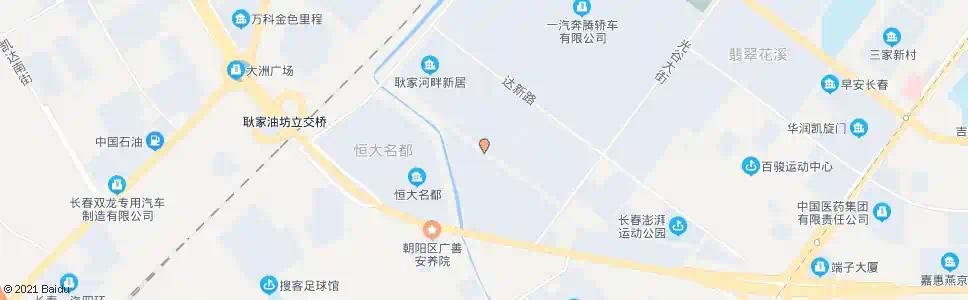 长春新星宇左岸_公交站地图_长春公交_妙搜公交查询2025