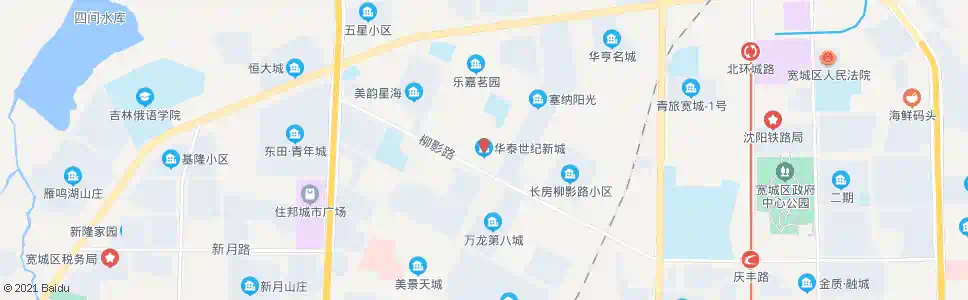 长春华泰世纪新城_公交站地图_长春公交_妙搜公交查询2025