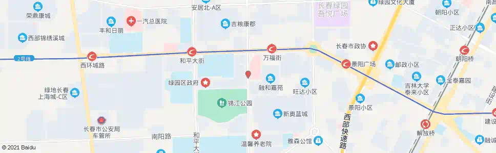 长春锦江二区_公交站地图_长春公交_妙搜公交查询2025
