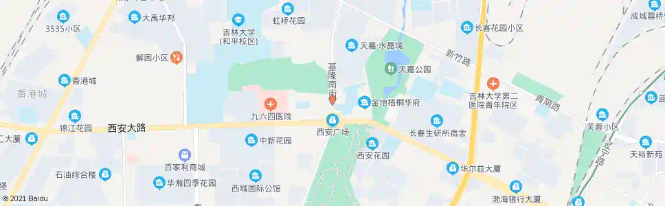 长春西安广场北口_公交站地图_长春公交_妙搜公交查询2025