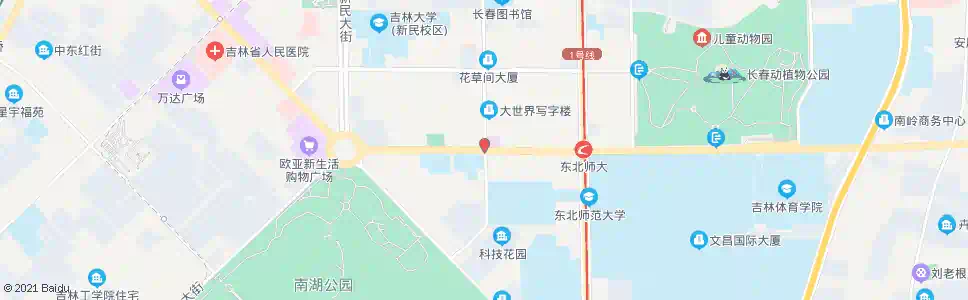 长春自由大路(同志街)_公交站地图_长春公交_妙搜公交查询2025