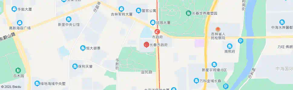 长春市政府站_公交站地图_长春公交_妙搜公交查询2025