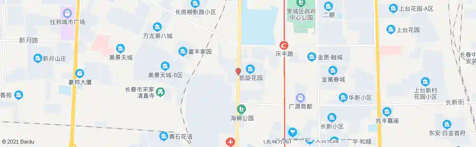 长春凯旋花园_公交站地图_长春公交_妙搜公交查询2025
