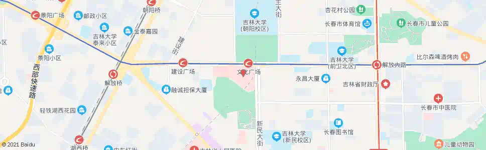长春吉大一院_公交站地图_长春公交_妙搜公交查询2025