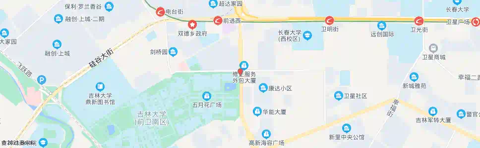 长春苗圃(前进大街)_公交站地图_长春公交_妙搜公交查询2025