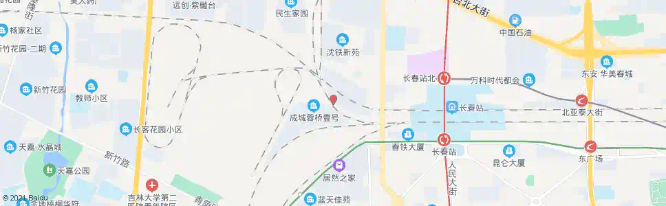 长春铁北一路_公交站地图_长春公交_妙搜公交查询2025