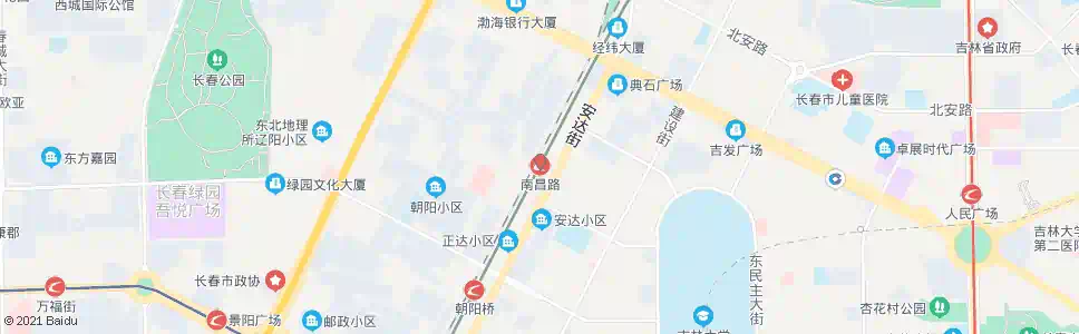 长春南昌路_公交站地图_长春公交_妙搜公交查询2025