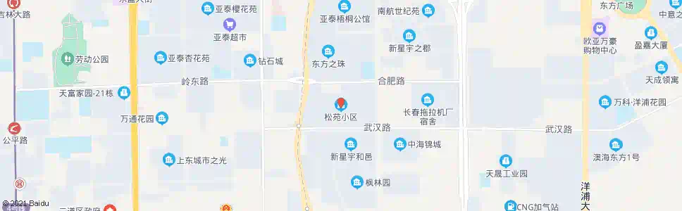 长春松苑小区_公交站地图_长春公交_妙搜公交查询2025