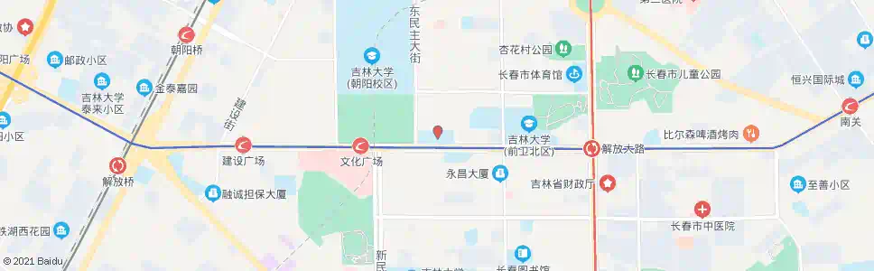 长春吉大附属中学_公交站地图_长春公交_妙搜公交查询2025