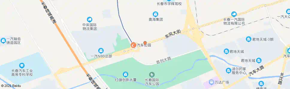 长春红旗广场_公交站地图_长春公交_妙搜公交查询2025