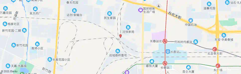 长春铁北二路_公交站地图_长春公交_妙搜公交查询2025
