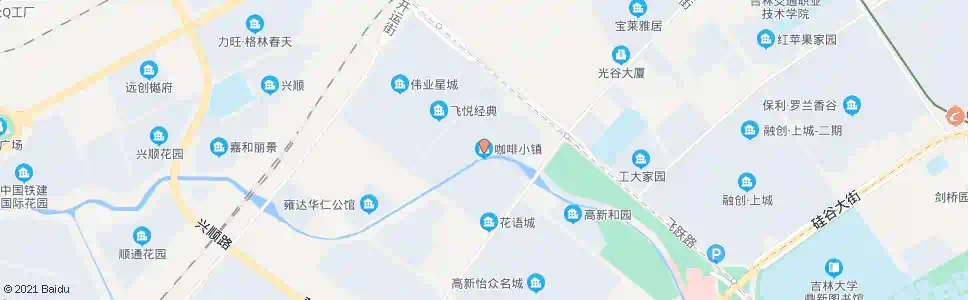 长春咖啡小镇_公交站地图_长春公交_妙搜公交查询2025