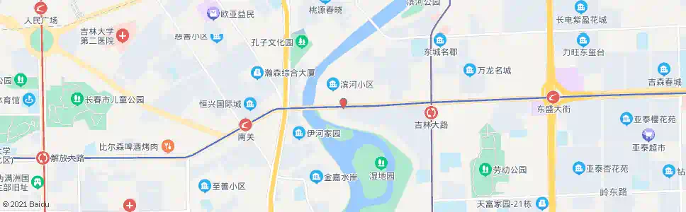 长春长春大桥_公交站地图_长春公交_妙搜公交查询2025