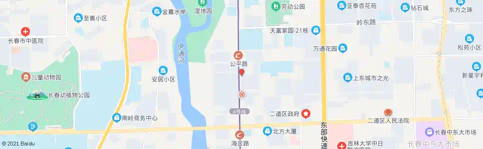 长春生产资料市场北门_公交站地图_长春公交_妙搜公交查询2025