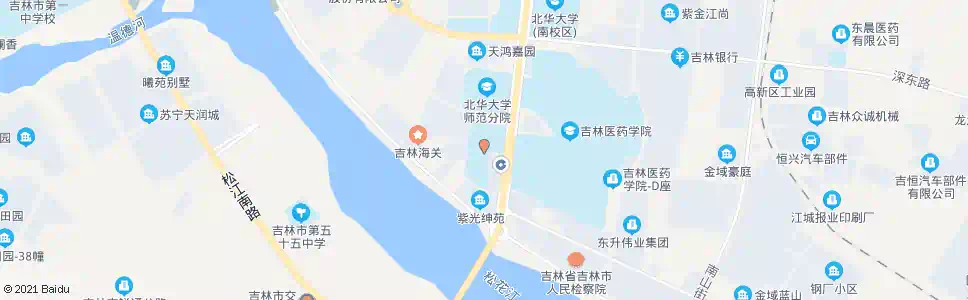 吉林松花江中学_公交站地图_吉林公交_妙搜公交查询2025