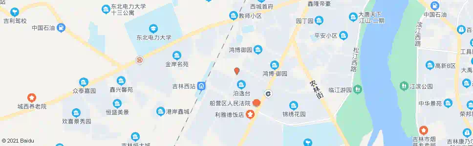 吉林黄旗街_公交站地图_吉林公交_妙搜公交查询2025