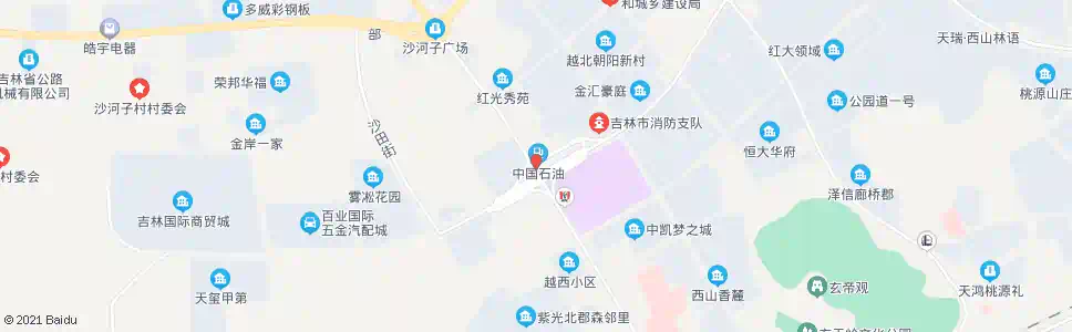吉林越山路_公交站地图_吉林公交_妙搜公交查询2025