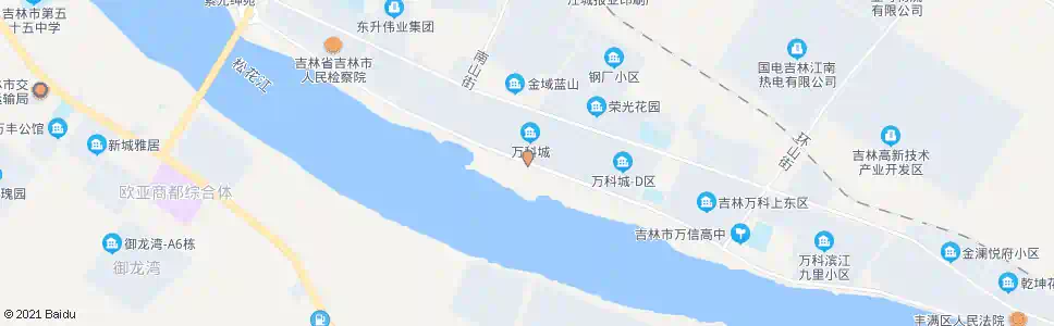 吉林景山街_公交站地图_吉林公交_妙搜公交查询2025