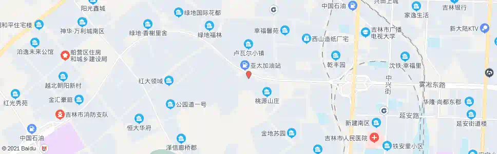 吉林桃源山庄_公交站地图_吉林公交_妙搜公交查询2025