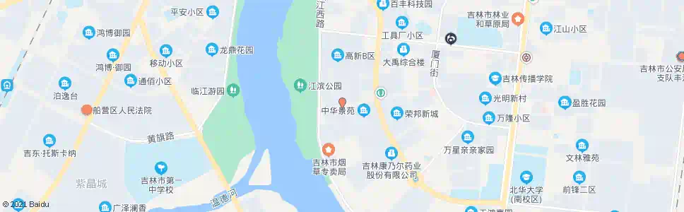 吉林江滨西路_公交站地图_吉林公交_妙搜公交查询2025