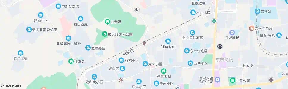 吉林桃源路(珲春街)_公交站地图_吉林公交_妙搜公交查询2025