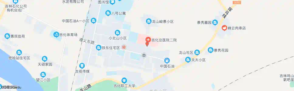 吉林吉化二医院_公交站地图_吉林公交_妙搜公交查询2025