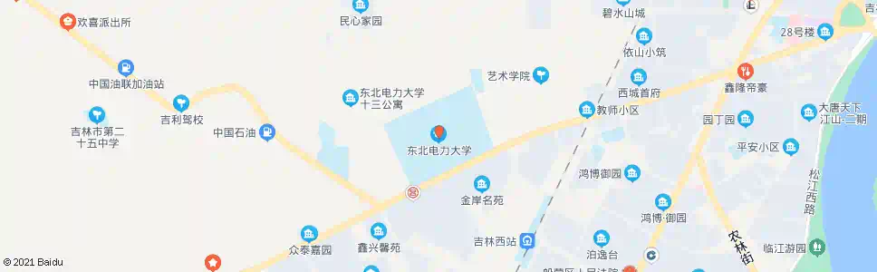 吉林电力大学_公交站地图_吉林公交_妙搜公交查询2025