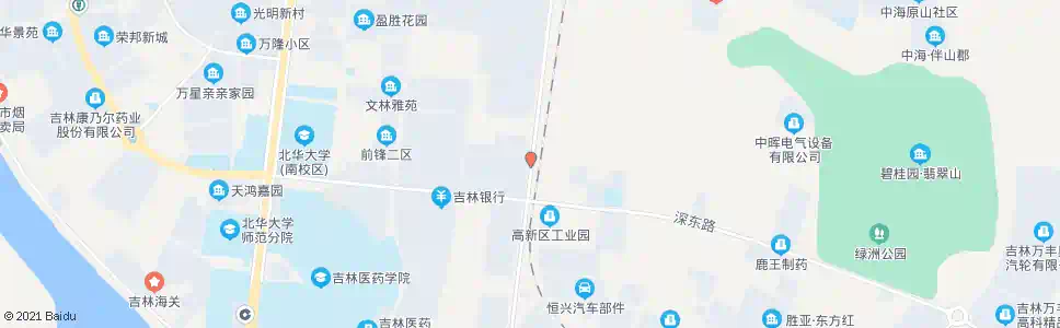 吉林深圳东路_公交站地图_吉林公交_妙搜公交查询2025