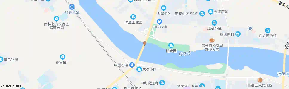 吉林松江北路(哈龙大桥)_公交站地图_吉林公交_妙搜公交查询2025