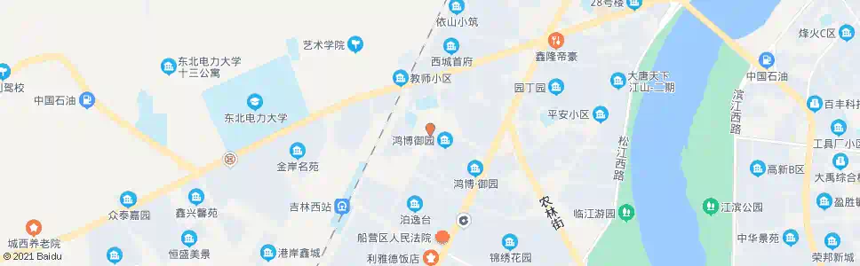 吉林二十三中_公交站地图_吉林公交_妙搜公交查询2025