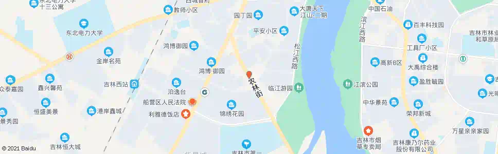 吉林农林街_公交站地图_吉林公交_妙搜公交查询2025