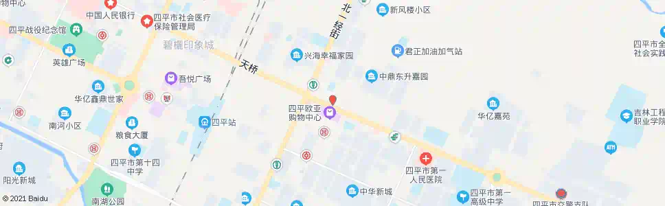 四平东方大厦_公交站地图_四平公交_妙搜公交查询2025