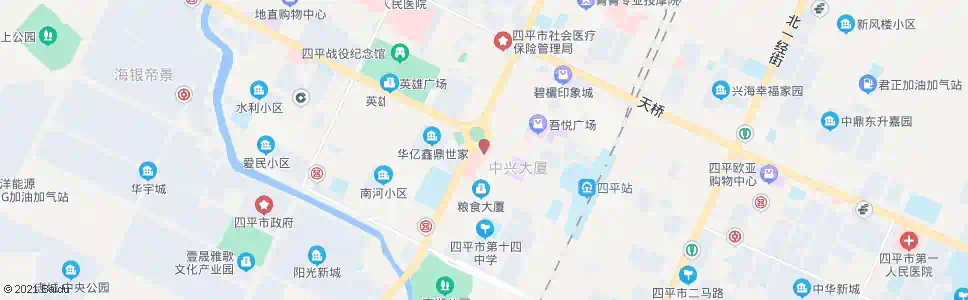 四平妇婴医院_公交站地图_四平公交_妙搜公交查询2025
