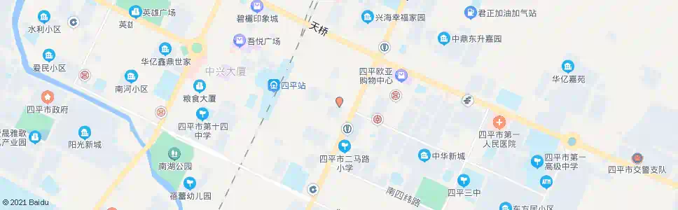 四平金桥高中_公交站地图_四平公交_妙搜公交查询2025