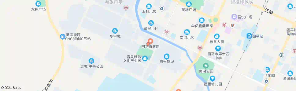 四平商场_公交站地图_四平公交_妙搜公交查询2025