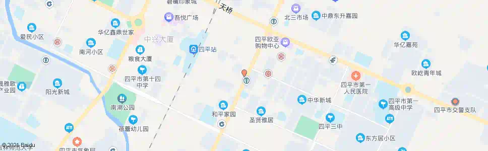 四平糖酒大厦_公交站地图_四平公交_妙搜公交查询2025