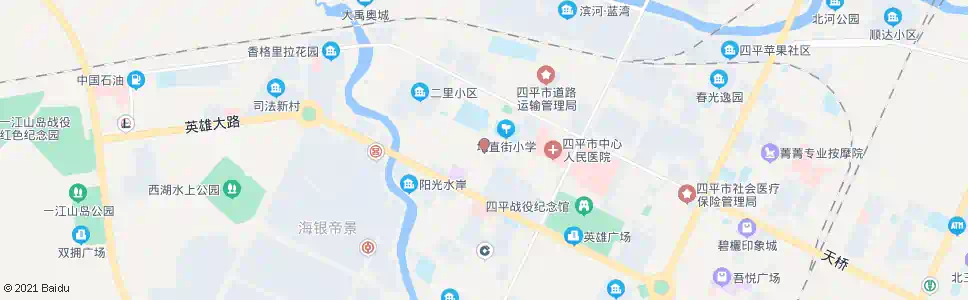 四平地直商厦_公交站地图_四平公交_妙搜公交查询2025