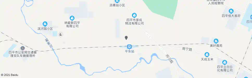 四平三粮库_公交站地图_四平公交_妙搜公交查询2025