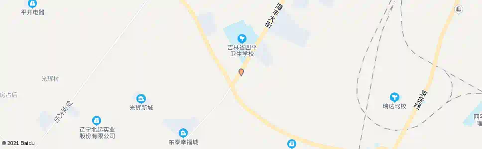 四平世英中学_公交站地图_四平公交_妙搜公交查询2025